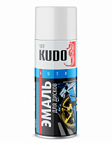 KUDO KU-5208 Эмаль для дисков белая 520мл 1/6шт